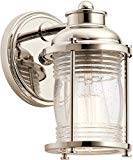 Kichler 45770PN One Light Wall Sconce For Sale