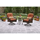 Better Homes and Gardens Azalea Ridge 3 Piece Outdoor Bistro Set, Seats 2 – Burnt Orange Review Better Homes and Gardens Azalea Ridge 3 Piece Outdoor Bistro Set, Seats 2 – Burnt Orange Review