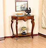 Cheap All Things Cedar HR120 Ornamental Console Table, Cherry