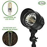 ETOPLIGHTING Oil Rubbed Black Finish Outdoor Landscape Ground Spot Light Patio, Garden, Path, Driveway APL1295, 4 Pack Review