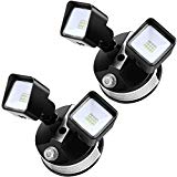 Cheap Dusk to Dawn 2 Pack LED Security Lights Photocell Included Outdoor Wall Mount Flood Lights Addlon [150W Equivalent] 20W 2000lm 5000K IP65 Waterproof ETL-Listed 2 Head Adjustable for Entryways Yard.