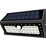 Solar Lights, Lampat Outdoor 62 LEDs, Super Bright Motion Sensor Lights with Wide Angle Illumination, Wireless Waterproof Security Lights for Wall, Driveway, Patio, Yard, Garden Review