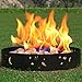 Regal Flame Boston Backyard Garden Home Star and Moon Light Wood Fire Pit Fire Ring. For RV, Camping, and Outdoor Fireplace. Works as Firewood Patio Heater, Stove or Firebowl without Propane Gas