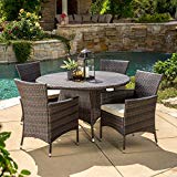 Cheap Christopher Knight Home 295849 Deal Furniture Clementine Outdoor 5pc Multibrown Wicker Dining S Cheap Christopher Knight Home 295849 Deal Furniture Clementine Outdoor 5pc Multibrown Wicker Dining S