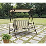 Mainstays Caldwell House Padded Swing, Stripe, Seats 2 Mainstays Caldwell House Padded Swing, Stripe, Seats 2