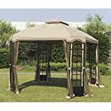 Sunjoy Replacement Canopy Set for 12x10ft Terrace Gazebo For Sale