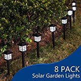 YUNLIGHTS 8pcs Garden Solar Stake Lights Outdoor Solar Pathway Lights Waterproof Solar Landscape Lights for Garden, Path, Yard, Patio, Driveway, Walkway, Lawn – White Review YUNLIGHTS 8pcs Garden Solar Stake Lights Outdoor Solar Pathway Lights Waterproof Solar Landscape Lights for Garden, Path, Yard, Patio, Driveway, Walkway, Lawn – White Review