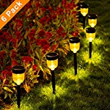 SMY Solar Pathway Lights,6 Pack Solar Outdoor Lights,Garden Lights Outdoor Landscape Lighting for Lawn,Yard,Patio, Pathway,Walkway,Warm White Review