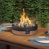 North Woods 16 Inch Northwoods Outdoor Patio Table Top Fire Round Gas Fire Bowl Features Smokeless and Odorless Flame (Tabletop Firebowl) Review