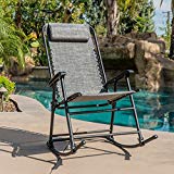 Belleze Bungee Suspension Zero Gravity Chair Folding Rocking Chair Pillow Outdoor Foldable, Dark Grey For Sale Belleze Bungee Suspension Zero Gravity Chair Folding Rocking Chair Pillow Outdoor Foldable, Dark Grey For Sale