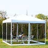 GHP 10×10 Ft. Beige Outdoor Pop up Tent Canopy Gazebo Review