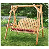 Cheap CASTLECREEK 4′ Log Swing, 2 Person