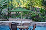 Jeco Inc. Aluminum Patio Market Umbrella Tilt Crank, Fabric & Grey Pole, Green, 6.5′ x 10′ Review Jeco Inc. Aluminum Patio Market Umbrella Tilt Crank, Fabric & Grey Pole, Green, 6.5′ x 10′ Review