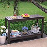Cambridge-Casual 225350 Alfresco Console Table, Dark Grey Review