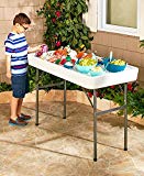 The Lakeside Collection Fill and Chill Table – White For Sale