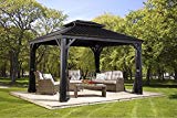 Sojag 500-7156980 Track No.77 Messina Hard Top Sun Shelter, 10′ by 12′, Charcoal Review
