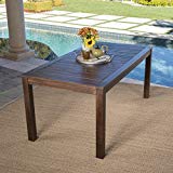 Cheap Marin Dark Brown Acacia Wood Outdoor Dining Table Cheap Marin Dark Brown Acacia Wood Outdoor Dining Table
