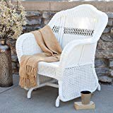 Coral Coast Casco Bay Resin Wicker Outdoor Glider Chair For Sale
