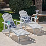 GDF Studio Tampa White Reclining Wood Adirondack Chair with Footrest Set of Two (2) Review GDF Studio Tampa White Reclining Wood Adirondack Chair with Footrest Set of Two (2) Review
