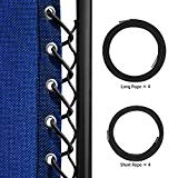 Cheap Keten Replacement Cords(8 Cords), Universal Replacement Laces for Zero Gravity Style Chair, Recliners (Black), Gravity Chair Repair Kit for Lounge Chair,Bunqee Chair, Anti Gravity Chair(8 Ropes)