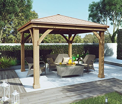 Yardistry 12' x 12' Gazebo with Aluminum Roof