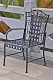 Cheap International Caravan Iron Lattice Patio Chair – Set of 2 Cheap International Caravan Iron Lattice Patio Chair – Set of 2