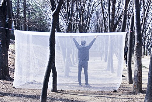 SSoonyi Double KING 7-8 Person Large Mosquito net Bedroom Insect Canopy Camping Netting Not bleach-treated For Sale
