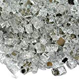 Onlyfire Reflective Fire Glass for Natural or Propane Fire Pit, Fireplace, or Gas Log Sets, 10-Pound, 1/2-Inch, Platinum Onlyfire Reflective Fire Glass for Natural or Propane Fire Pit, Fireplace, or Gas Log Sets, 10-Pound, 1/2-Inch, Platinum