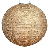 Cheap Allsop Home and Garden Soji Stella Market, LED Outdoor Solar Lantern, Handmade with Weather-Resistant UV Rated Tyvek fabric, Stainless Steel Hardware, Auto sensor on/off,  for Patio, Deck, Garden, Color (Bronze)