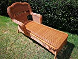 Casual Decor by Kaven Sahara Outdoor Resin Wicker Chaise Lounge (Walnut) Casual Decor by Kaven Sahara Outdoor Resin Wicker Chaise Lounge (Walnut)
