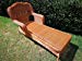 Casual Decor by Kaven Sahara Outdoor Resin Wicker Chaise Lounge (Walnut)