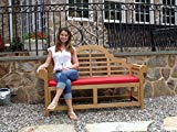 Windsor’s Lutyens Genuine Grade A Teak,from Indonesian Plantations, 3 Seater Bench 65″/62lbs, 5 Yr Wrty, World’s Best Outdoor Furniture,List $1600- SAVE! For Sale