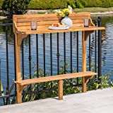 Cheap Christopher Knight Home 304144 Caribbean Balcony Bar Table, Natural Stained