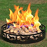 Regal Flame Boston Backyard Garden Home Running Horse Light Wood Fire Pit Fire Ring. For RV, Camping, and Outdoor Fireplace. Works as Firewood Patio Heater, Stove or Firebowl without Propane Gas Review