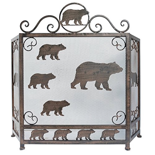 LL Home Metal Heavy Bear FIRE Screen Decor Review