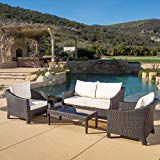 Caspian 5 Piece Outdoor Wicker Furniture Patio Chat Set Review Caspian 5 Piece Outdoor Wicker Furniture Patio Chat Set Review