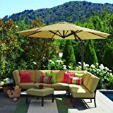 Cheap Garden Winds 2011 Round Offset Umbrella Replacement Canopy