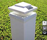Plastic White 5 X 5 Outdoor 5 LED 78Lumens Solar Post Cap Light (pack of 12)