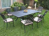 Outdoor Cast Aluminum Patio Furniture 9 Piece Dining Set ML8444RT CBM1290 For Sale Outdoor Cast Aluminum Patio Furniture 9 Piece Dining Set ML8444RT CBM1290 For Sale