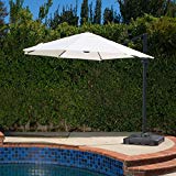 Denise Austin Home Bay Outdoor 9.8-Foot Canopy Umbrella with Base Review