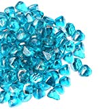 Cheap Mr. Fireglass 1/2″ Reflective Diamonds Fire Glass with Fireplace and Fire Pit, 10 lb, Caribbean Blue Cheap Mr. Fireglass 1/2″ Reflective Diamonds Fire Glass with Fireplace and Fire Pit, 10 lb, Caribbean Blue