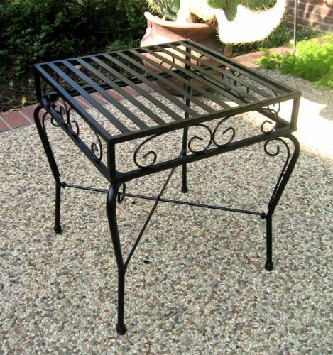 Iron Patio Side Table