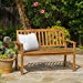 Great Deal Furniture 297246 Tamika Teak Finish Acacia Bench