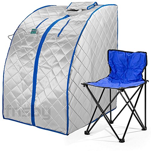 Durasage Infrared IR Far Ion Portable Indoor Personal Spa Sauna with Air Ionizer, Negative Ion Generator and Heating Foot Pad with Chair Review