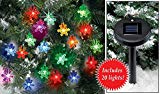 Solar Color Changing Snowflake Lights Review