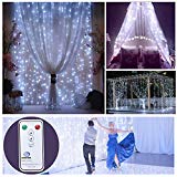 Outop 304LED 9.8FT Remote Controller Window Curtain Lights 8 Modes Wedding Lights for Home Party (White) Review
