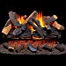 Duluth Forge Vented Natural Gas Fireplace Log Set - 30 in., 65,000 BTU, Heartland Oak