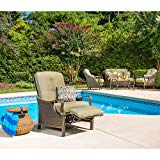 Hanover VENTURAREC Ventura Recliner Outdoor Furniture, Vintage Meadow For Sale