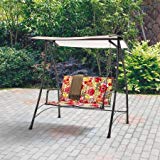Outdoor Swing Lounge Big and Tall 2-seat Swing Fade-resistant Print Floral Outdoor Swing Lounge Big and Tall 2-seat Swing Fade-resistant Print Floral