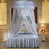 WLHOPE Mosquito Net Canopy Ceiling Stylish Lace Princess Butterfly Dome Mosquito Net Diameter 1.2M Bed Cotton Cloth Tent Baby Kids Indoor Reading Play Games House Anti-Mosquito Insect Netting (Gray) WLHOPE Mosquito Net Canopy Ceiling Stylish Lace Princess Butterfly Dome Mosquito Net Diameter 1.2M Bed Cotton Cloth Tent Baby Kids Indoor Reading Play Games House Anti-Mosquito Insect Netting (Gray)